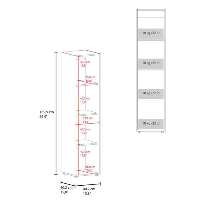 Closet Con Espejo Alma, Kronos Wengue, Una puerta abatible y entrepaños para guardar ropa ZF