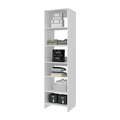 Closet Eco, Kronos Blanco, Con variedad de entrepaños, sin puertas ZF