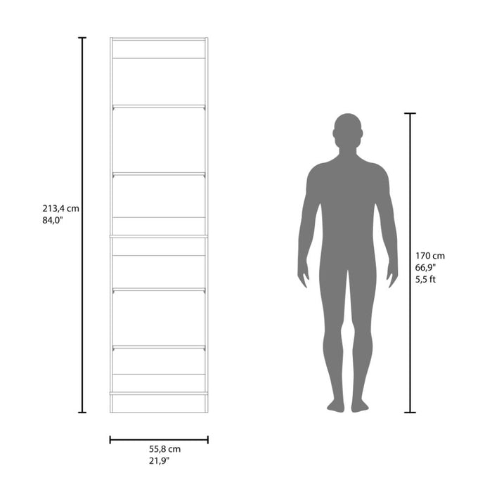 Closet Eco, Kronos Blanco, Con variedad de entrepaños, sin puertas ZF