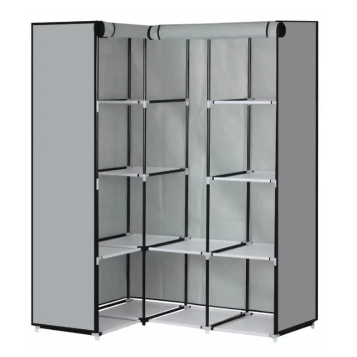 CLOSET ESQUINERO ORGANIZADOR DE ROPA 8 ESTANTES 88L88