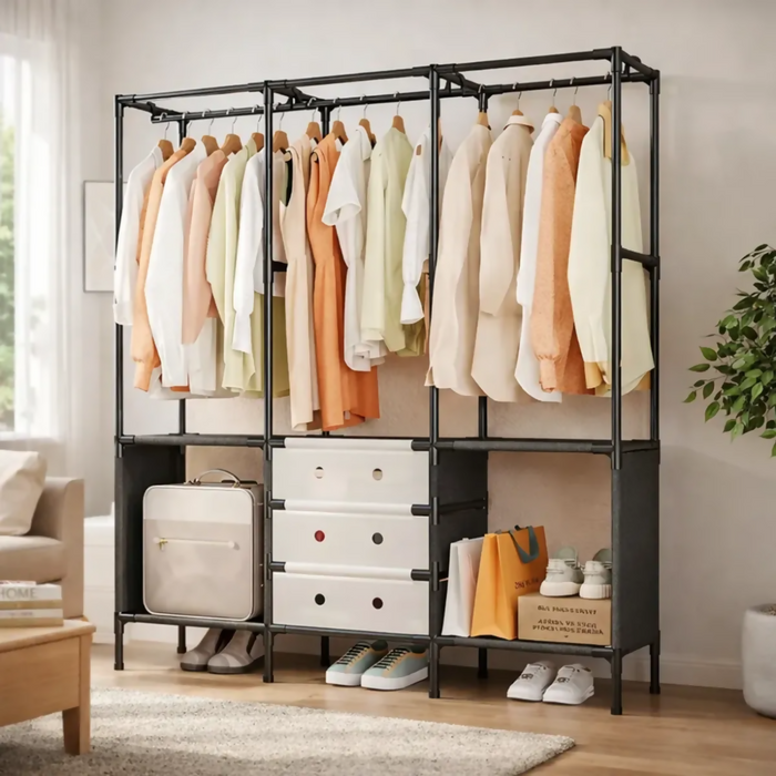 CLOSET ORGANIZADOR 3 ESPACIOS ZAPATERO ESTANTE