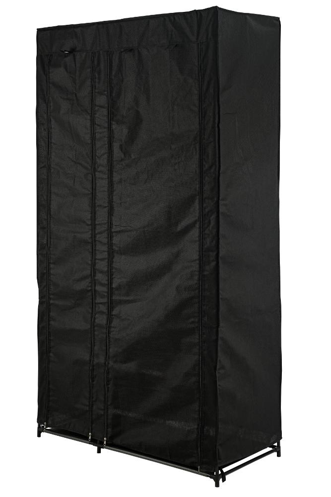 Closet Organizador Dono, Negro,  con variedad de entrepaños en tela