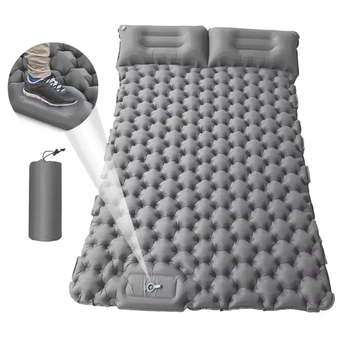 COLCHÓN AUTOINFLABLE DOBLE PARA ACAMPAR