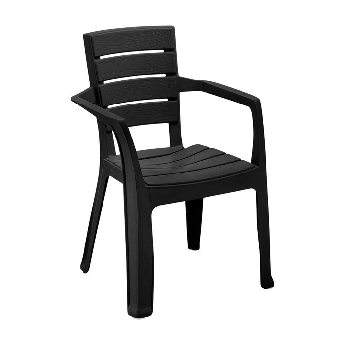 Combo Comedor Barú Trendy (1 Mesa + 4 Sillas Con Brazos) Negro