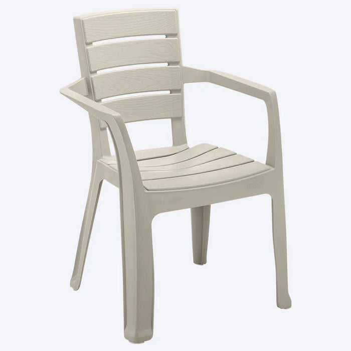 Combo Comedor Familiar Barú (1 Mesa + 6 Sillas Con Brazos) Taupe