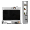 COMBO MULTIFUNCIONAL SIMMA, INCLUYE PANEL DE TV Y MUEBLE ESQUINERO