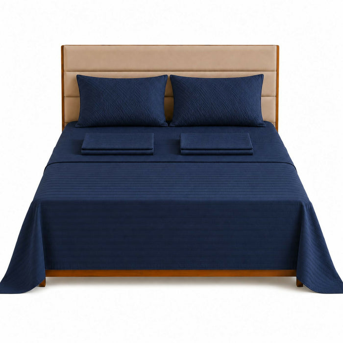 Combo protector colchon + Juego de sábanas doble