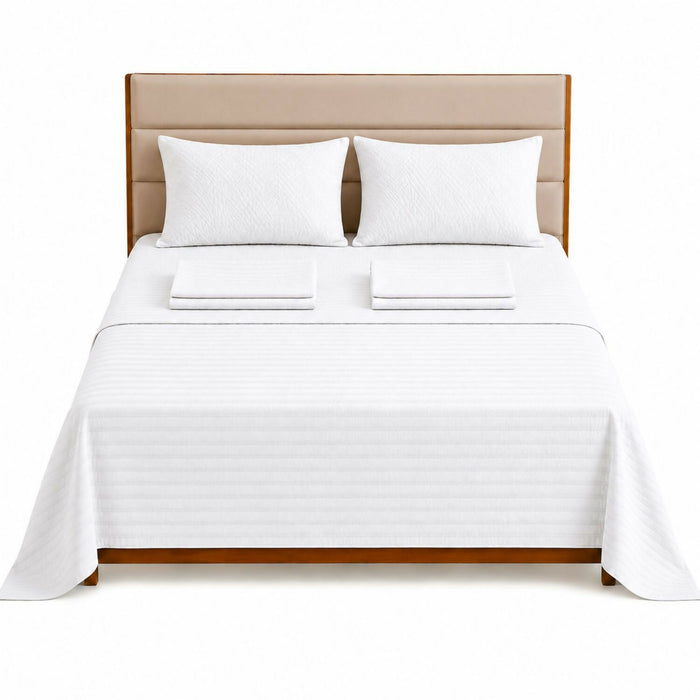 Combo protector colchon + Juego de sábanas doble