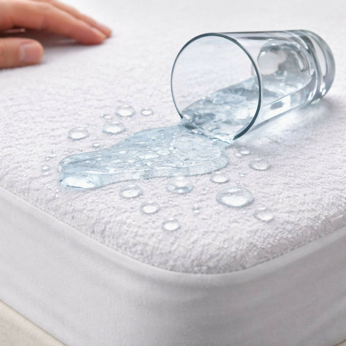 Combo protector colchón king 100% impermeable antifluido terry 200x200cm