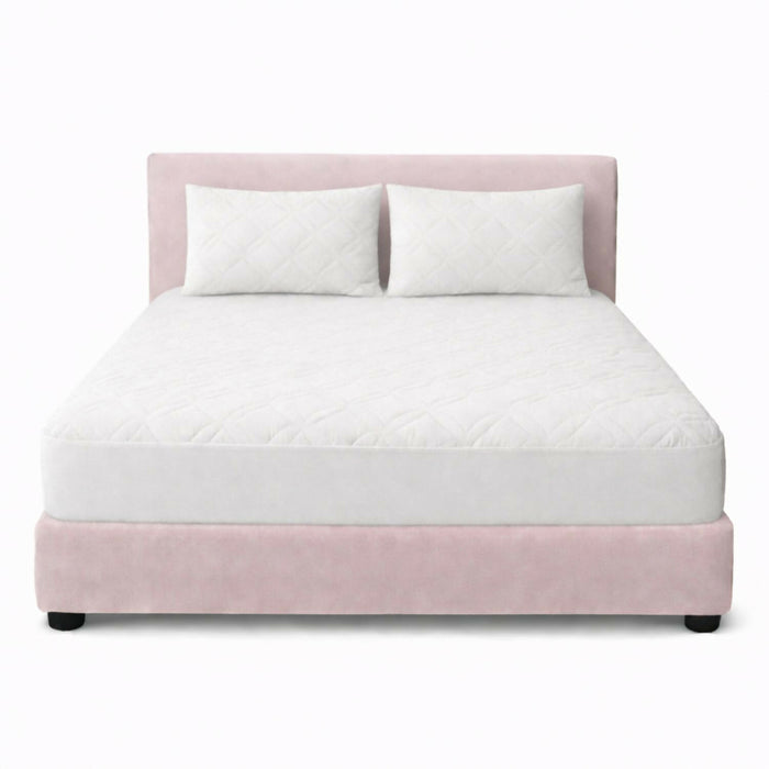 Combo protector colchon king acolchado 200x200cm
