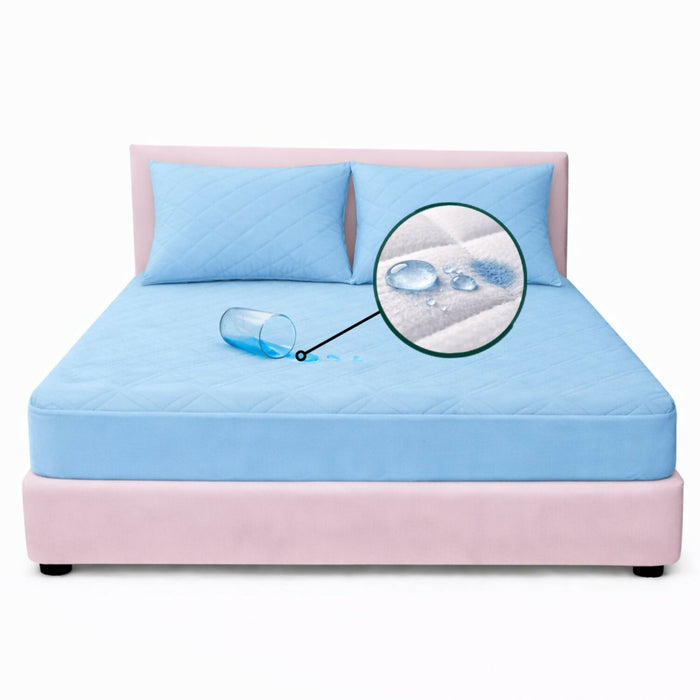 Combo protector colchon queen antifluido 160x190cm