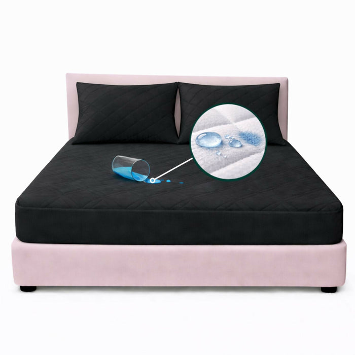 Combo protector colchon queen antifluido 160x190cm