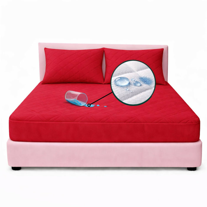 Combo protector colchon queen antifluido 160x190cm