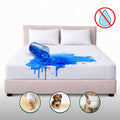 Combo protector colchón sencillo 100% impermeable antifluido terry 100x190cm