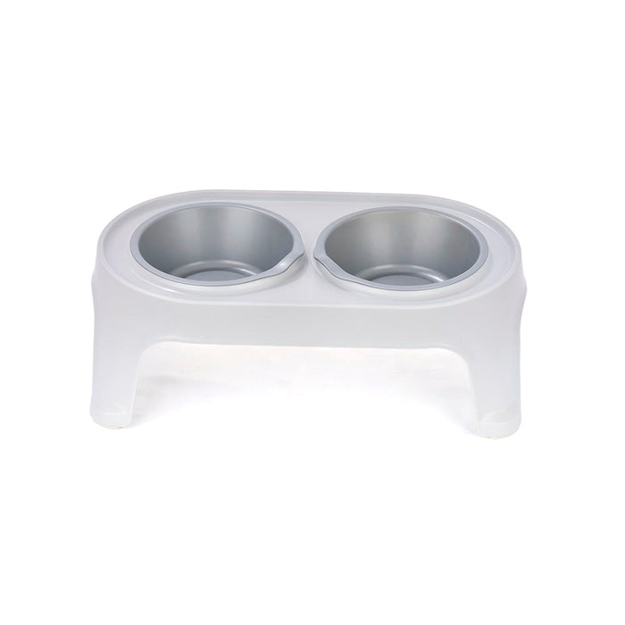 Comedero Alto para Perros Small Gris Hielo