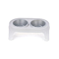 Comedero Alto para Perros Small Gris Hielo