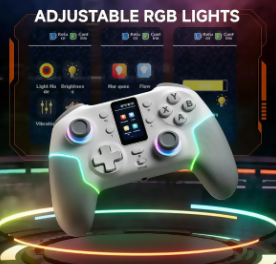 CONTROL BLUETOOTH GAMER PC/NS/IOS HALL EFFECT ECHTPOWE