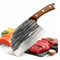 CUCHILLO PROFESIONAL HACHA COCINA ACERO INOXIDABLE JAPONÉS