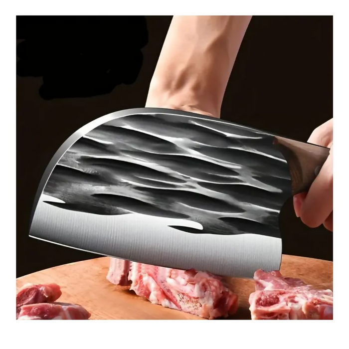 CUCHILLO PROFESIONAL HACHA COCINA ACERO INOXIDABLE JAPONÉS