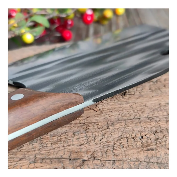 CUCHILLO PROFESIONAL HACHA COCINA ACERO INOXIDABLE JAPONÉS
