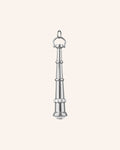 "Curiosity" Telescope Charm with Sapphires