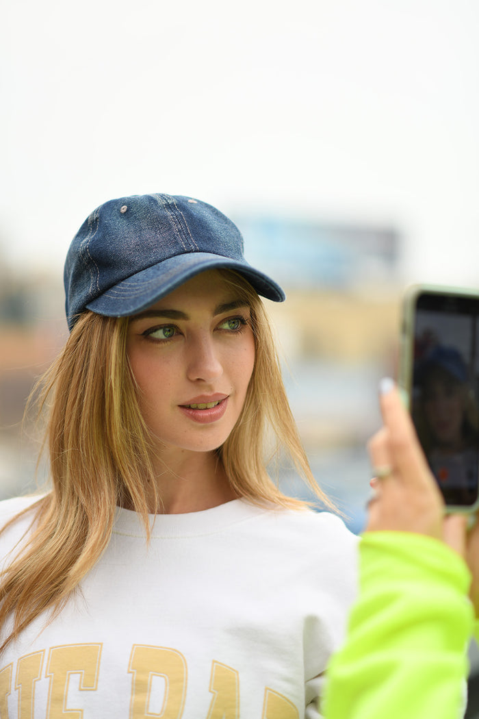 Dark Denim Cap