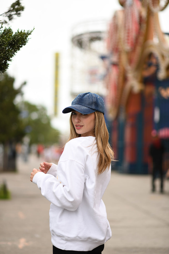 Dark Denim Cap