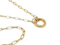 Delicate Sparkling Small Paperclip Chain