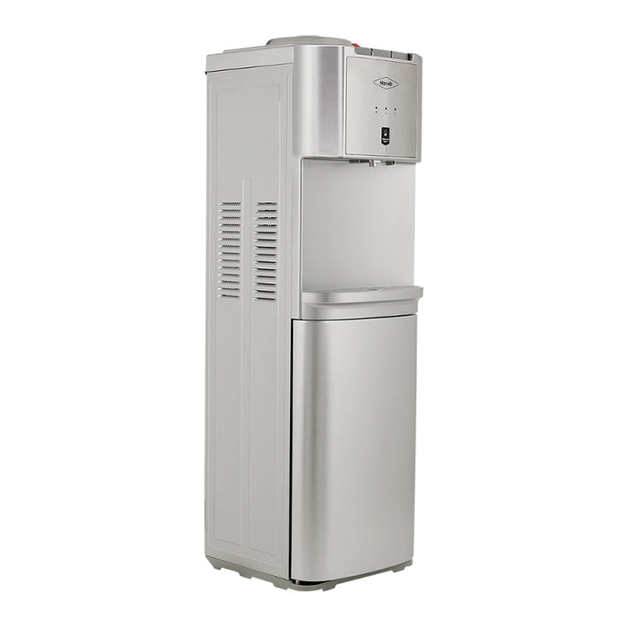 Dispensador De Agua De Piso Con Gabinete, Plateado