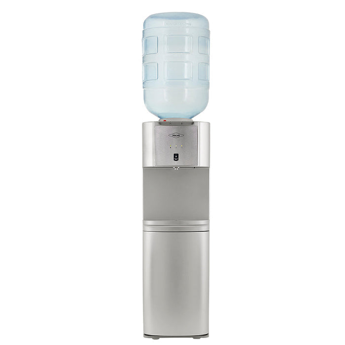 Dispensador De Agua De Piso Con Gabinete, Plateado