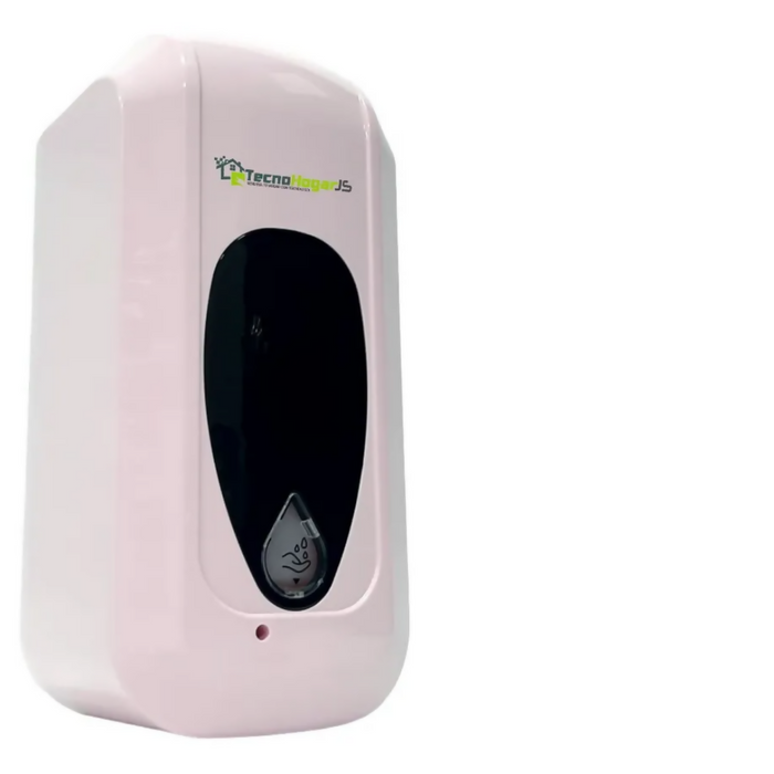 DISPENSADOR JABÓN LÍQUIDO GEL SHAMPOO RECARGABLE SENSOR BLANCO