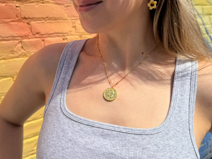 Dutch Tenner Coin Pendant: Wilhelmina Replica (Gouden Tientje) | LINK, design your own