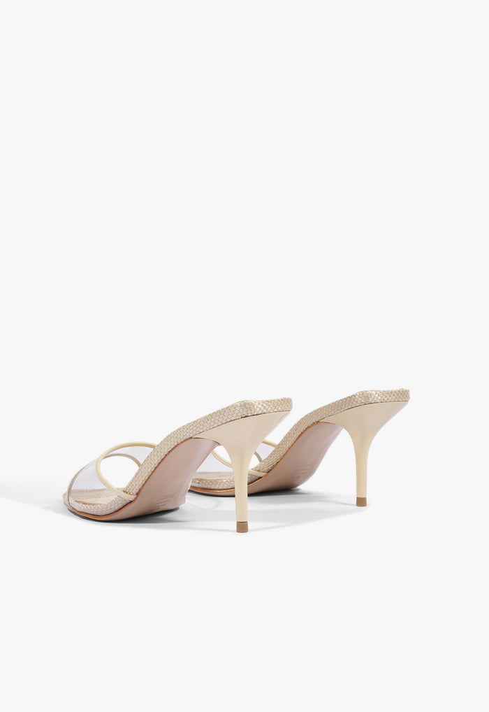 Elodie Vinyl Raffia Sandal - Schutz Shoes