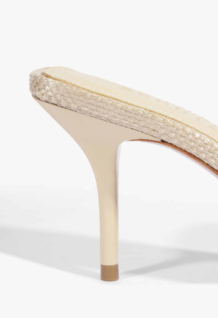 Elodie Vinyl Raffia Sandal - Schutz Shoes