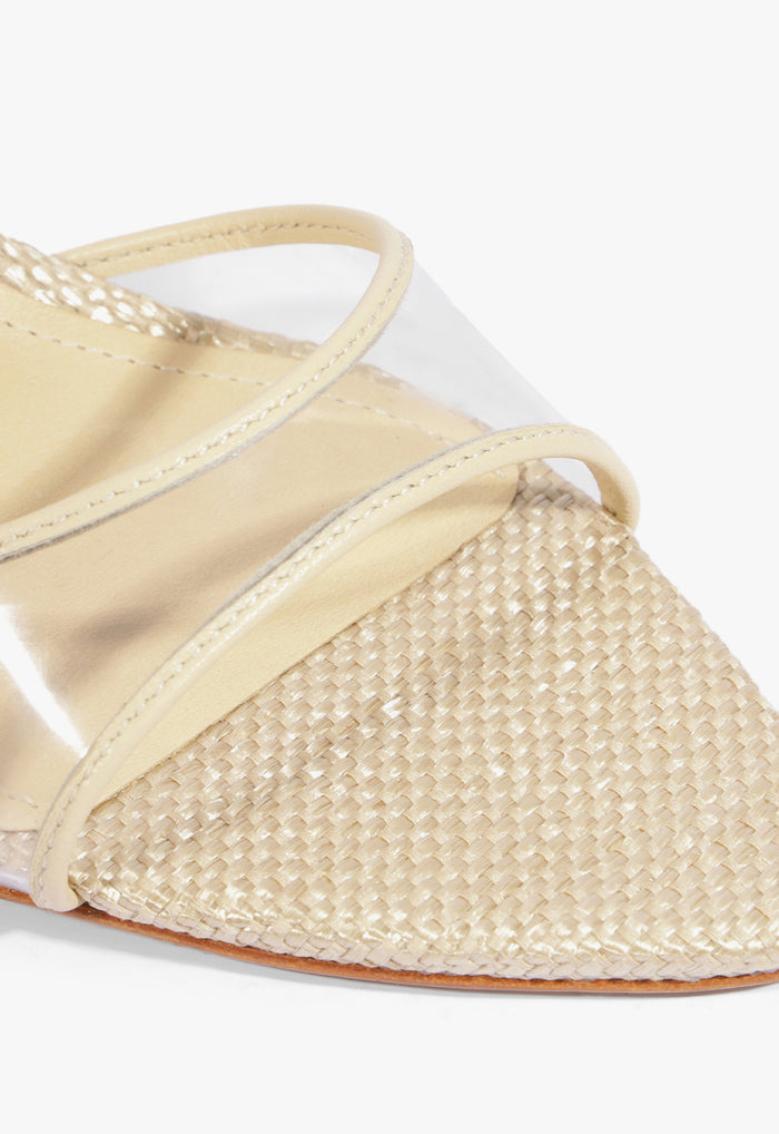 Elodie Vinyl Raffia Sandal - Schutz Shoes