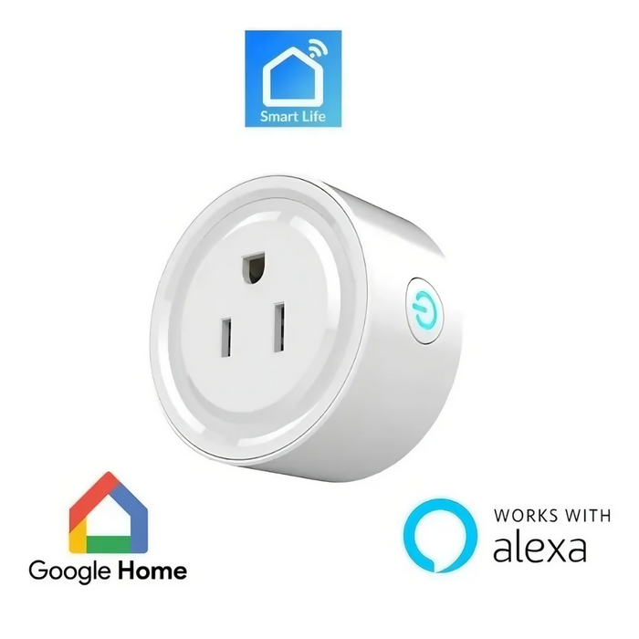 ENCHUFE INTELIGENTE TECNOHOGARJS ALEXA TUYA WIFI BLANCO ASISTENTE VIRTUAL