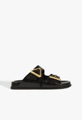 Erika Sporty Sandal 5 Black Leather - Schutz Shoes