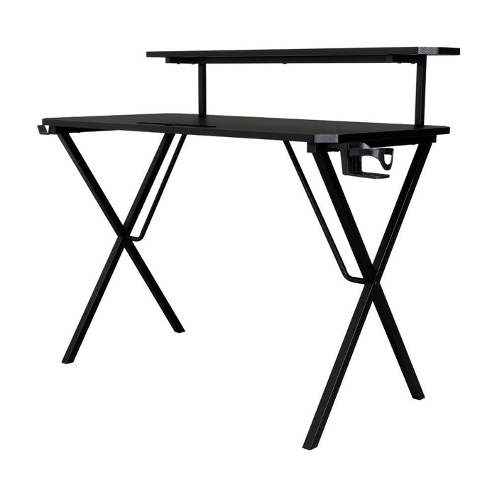 ESCRITORIO GAMER BLANCK, WENGUE, EN TABLERO 18MM