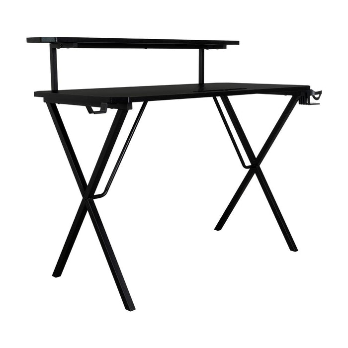 ESCRITORIO GAMER BLANCK, WENGUE, EN TABLERO 18MM