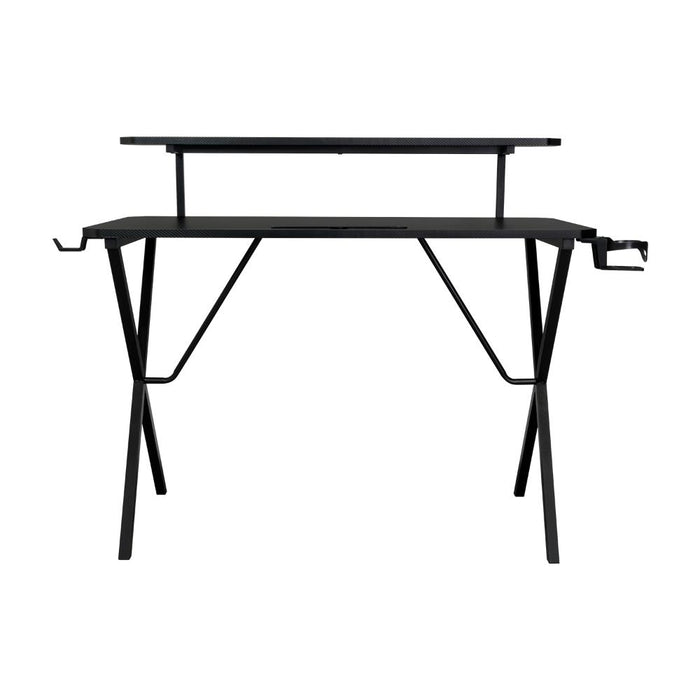 ESCRITORIO GAMER BLANCK, WENGUE, EN TABLERO 18MM