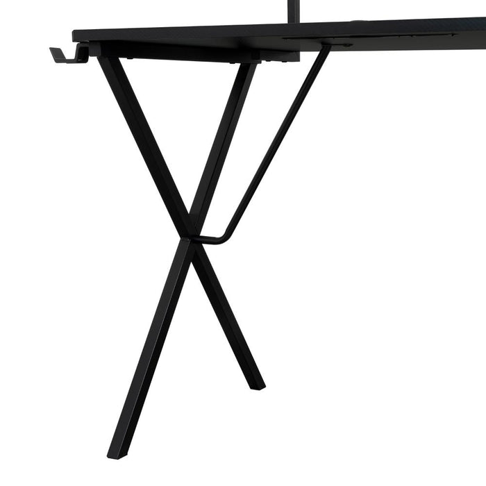 ESCRITORIO GAMER BLANCK, WENGUE, EN TABLERO 18MM