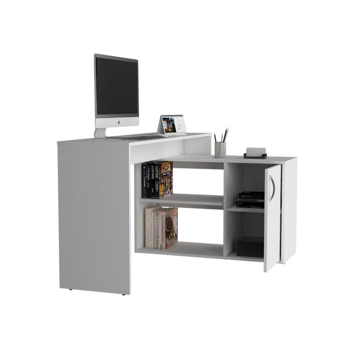ESCRITORIO MAFE, BLANCO DUQUEZA, CON AMPLIO ESPACIO DE TRABAJO