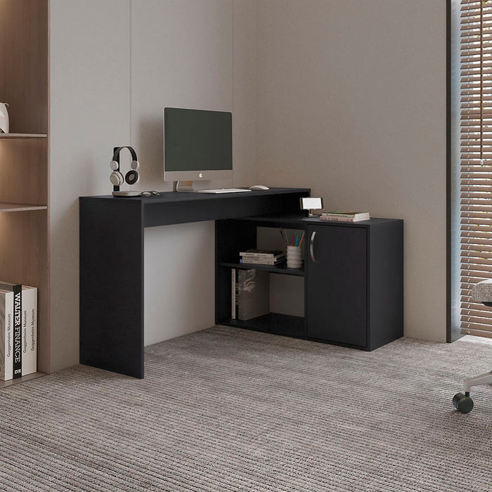 ESCRITORIO MAFE, WENGUE, CON AMPLIO ESPACIO DE TRABAJO