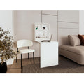 ESCRITORIO PLEGABLE KAPLAN, BLANCO, MODERNO AHORRADOR DE ESPACIO ZF