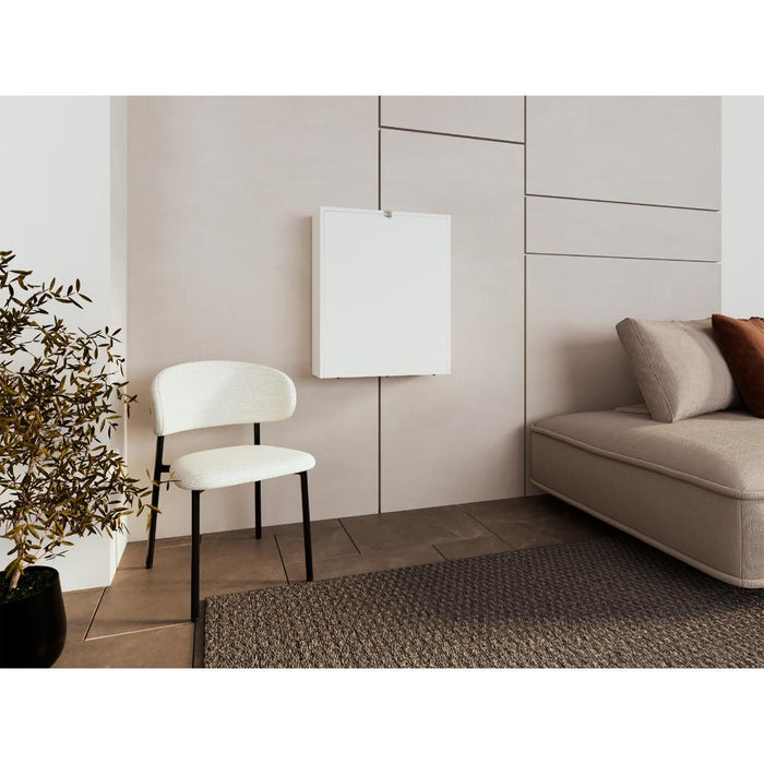 ESCRITORIO PLEGABLE KAPLAN, BLANCO, MODERNO AHORRADOR DE ESPACIO ZF