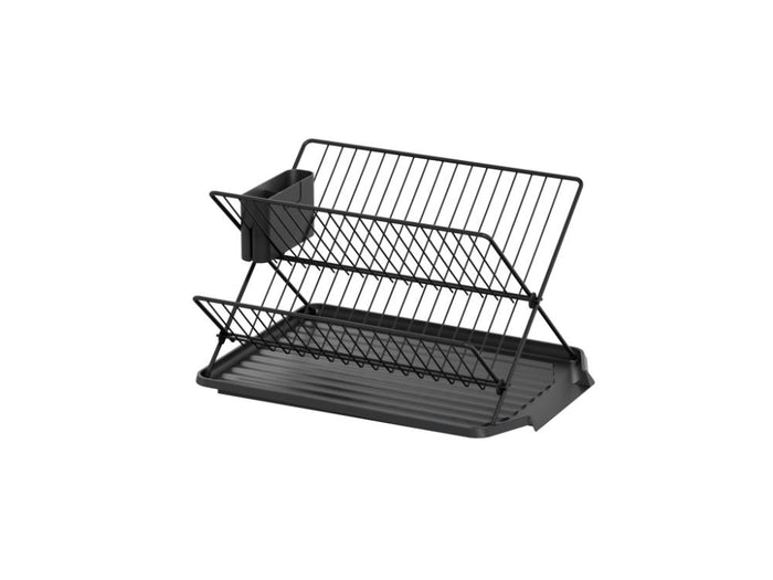 Escurridor De Platos Aqua, Negro, Metalico