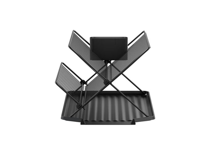 Escurridor De Platos Aqua, Negro, Metalico