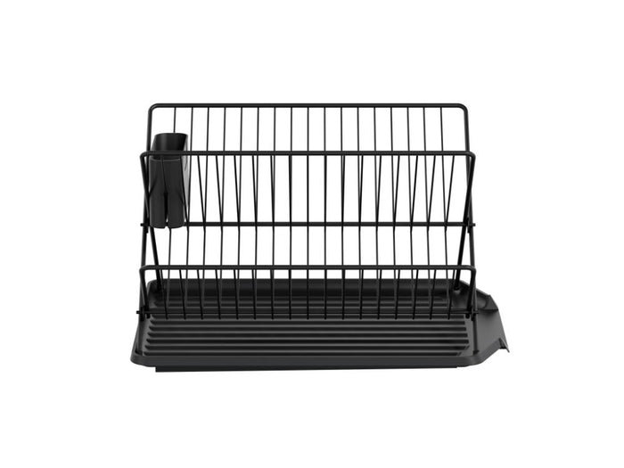 Escurridor De Platos Aqua, Negro, Metalico