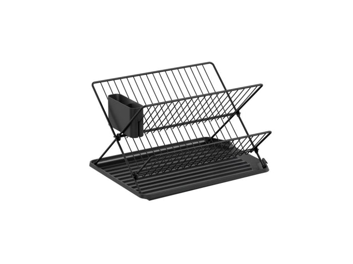 Escurridor De Platos Aqua, Negro, Metalico