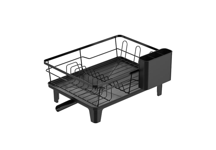 Escurridor De Platos Drip, Negro, Metalico